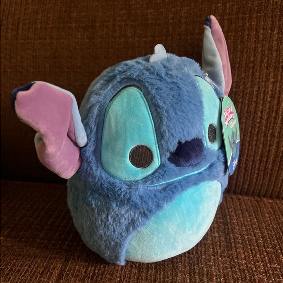NWT 8" VHTF fuzzy Stitch Alien Disney's Lilo & Stitch Fuzzamallow Squishmallows - Picture 2 of 3